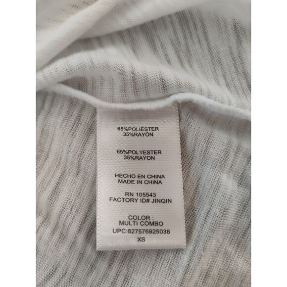 Milly for Design Nation Capri Italia top cap sleeve graphic tee XS - Picture 6 of 8